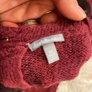 Charlotte Russe Deep Red Women's Sweater